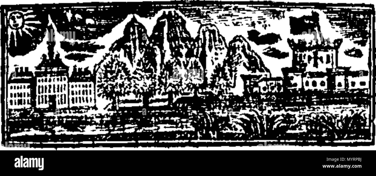 . English: Fleuron from book: An historical and critical account of the most eminent classic authors in poetry and history. In three parts. By the Reverend Edward Manwaring. 337 An historical and critical account of the most eminent classic authors in poetry and history Fleuron T123010-8 Stock Photo