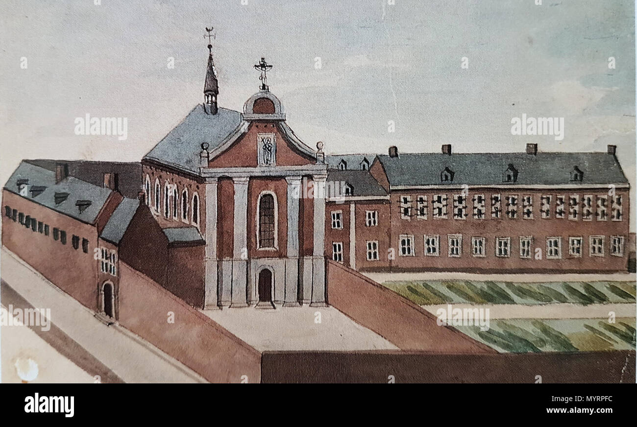 13 Klooster Calvariënberg, Maastricht (Ph v Gulpen, 1840) Stock Photo