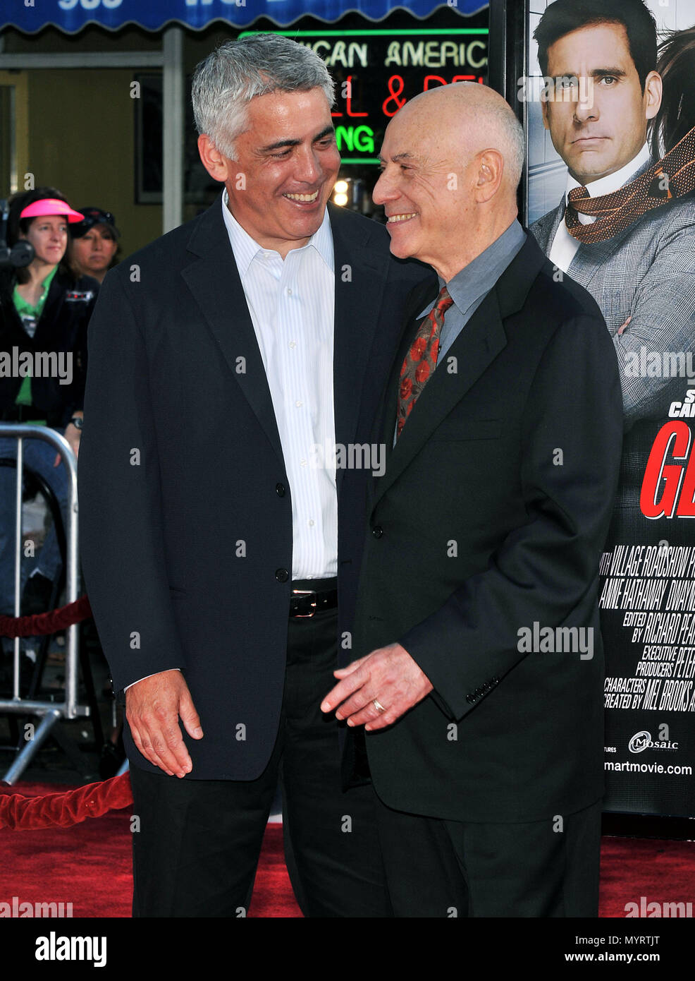 Adam and Alan Arkin    -  Get Smart Premiere at the Westwood Village Theatre In Los Angeles.  three quarters ArkinAdam Alan 29  Event in Hollywood Life - California, Red Carpet Event, USA, Film Industry, Celebrities, Photography, Bestof, Arts Culture and Entertainment, Celebrities fashion, Best of, Hollywood Life, Event in Hollywood Life - California, Red Carpet and backstage, Music celebrities, Topix, Couple, family ( husband and wife ) and kids- Children, brothers and sisters inquiry tsuni@Gamma-USA.com, Credit Tsuni / USA, 2006 to 2009 Stock Photo