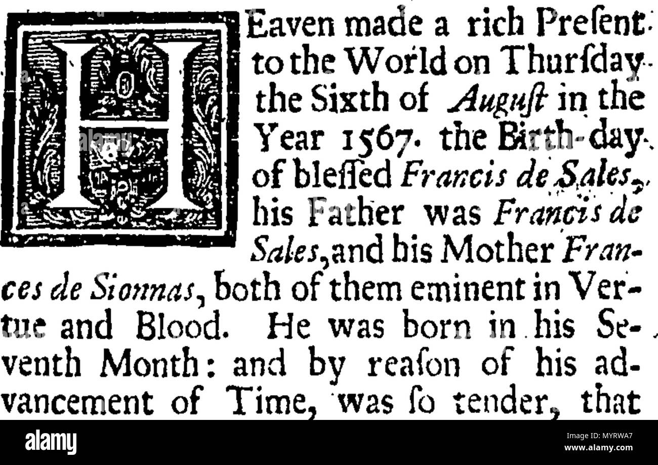 English Fleuron From Book An Introduction To A Devout Life - 