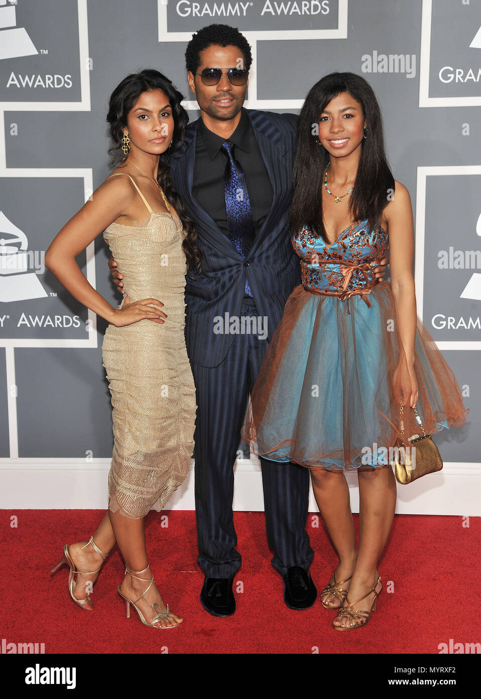 Eric Benet & Girlfriend Manuella & Daughter India- 51th Grammy Awards  2009 at the Staples center In Los Angeles.BenetEric GirlfriendManuella DaughterIndia 2304  Event in Hollywood Life - California, Red Carpet Event, USA, Film Industry, Celebrities, Photography, Bestof, Arts Culture and Entertainment, Celebrities fashion, Best of, Hollywood Life, Event in Hollywood Life - California, Red Carpet and backstage, Music celebrities, Topix, Couple, family ( husband and wife ) and kids- Children, brothers and sisters inquiry tsuni@Gamma-USA.com, Credit Tsuni / USA, 2006 to 2009 Stock Photo