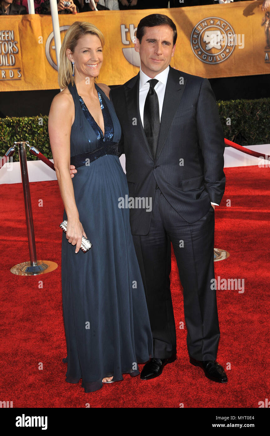 Steve Carell and Wife - SAG Awards - Screen Actor Guild Awards - 2009