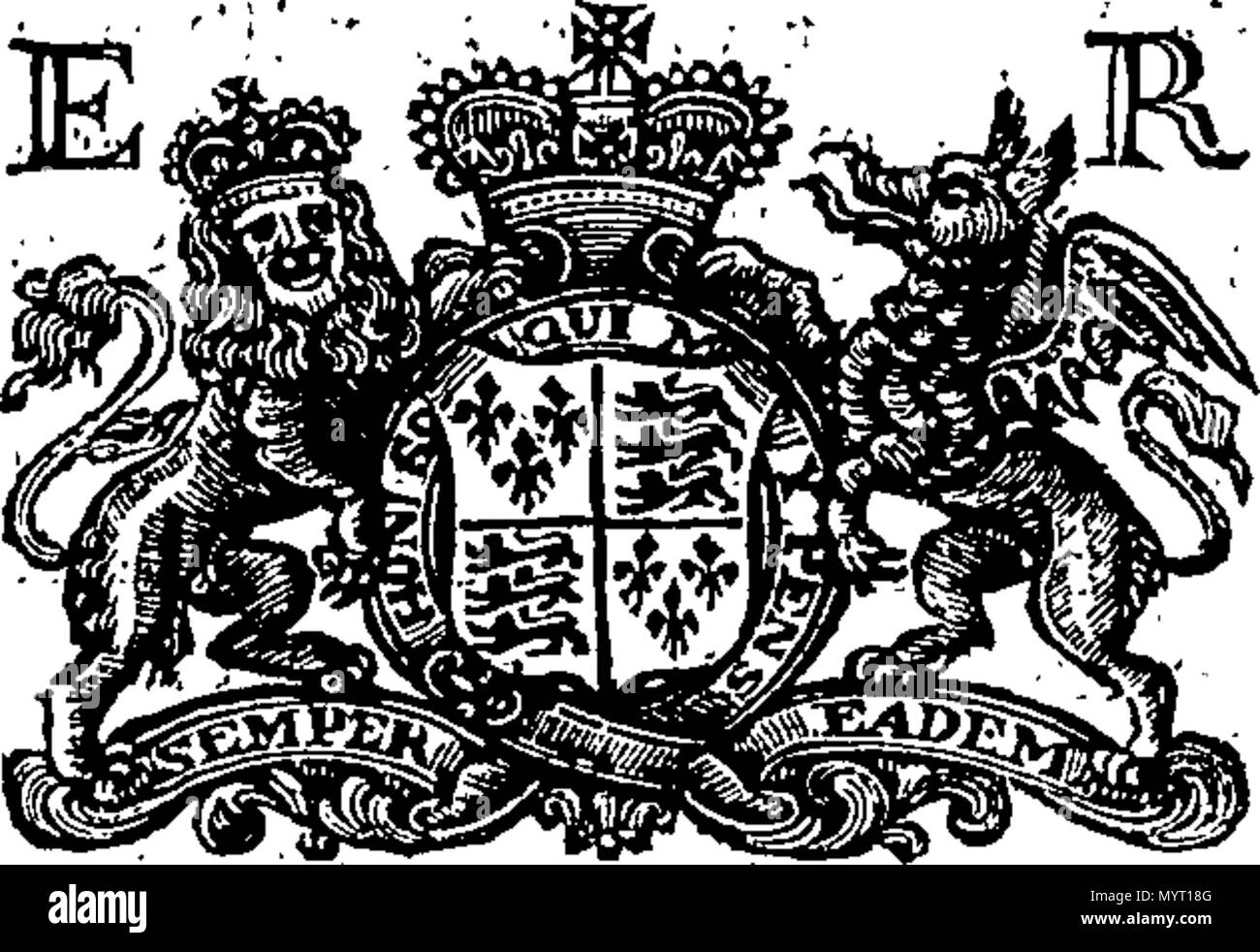 English Fleuron From Book Annals Of The Reformation And - 