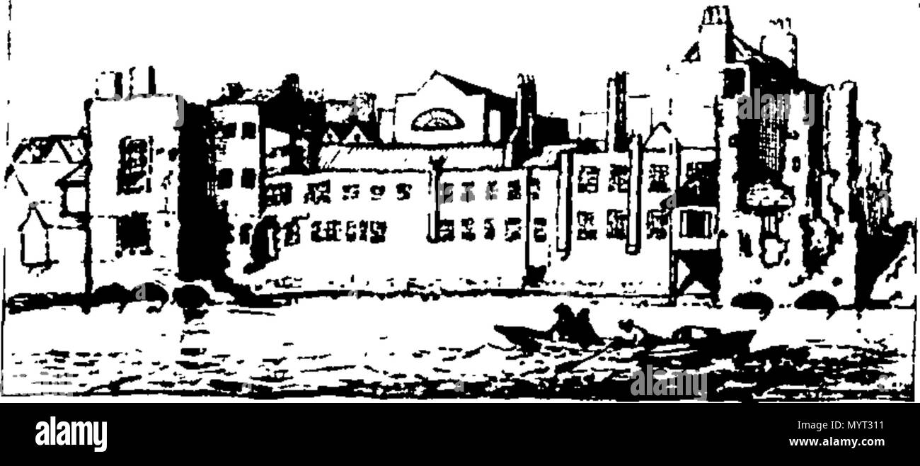 . English: Fleuron from book: Antiquities of London and environs, engrav'd & publish'd by J. T. Smith, dedicated to Sir James Winter Lake, ... Containing many curious houses, monuments & statues, never before publish'd, and also from original drawings, communicated by several members of the Antiquarian Society, ... 368 Antiquities of London and environs, engrav'd and publish'd by J Fleuron T100005-19 Stock Photo