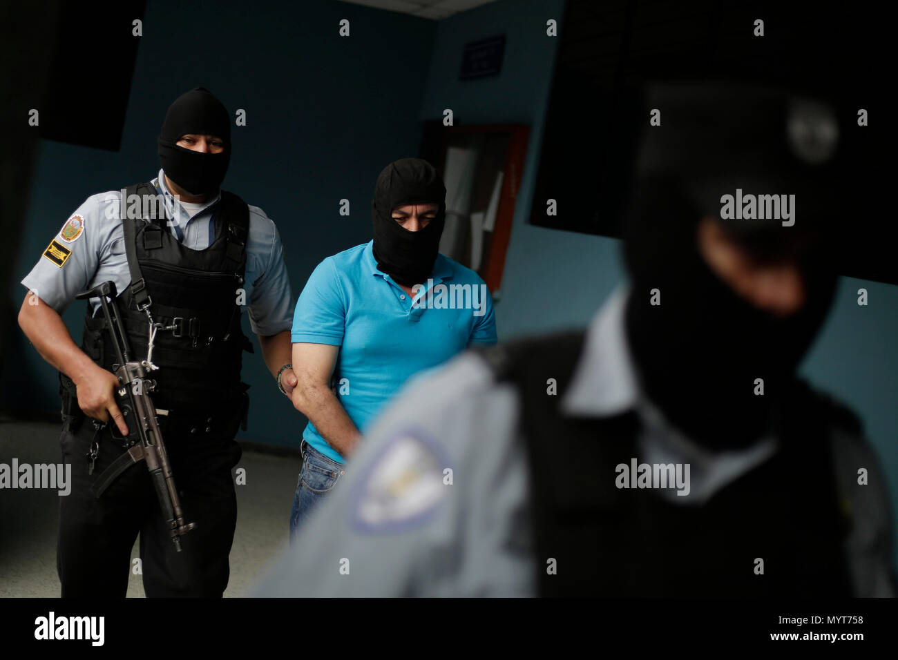 San Salvador El Salvador 08th June 2018 Security Forces Escort