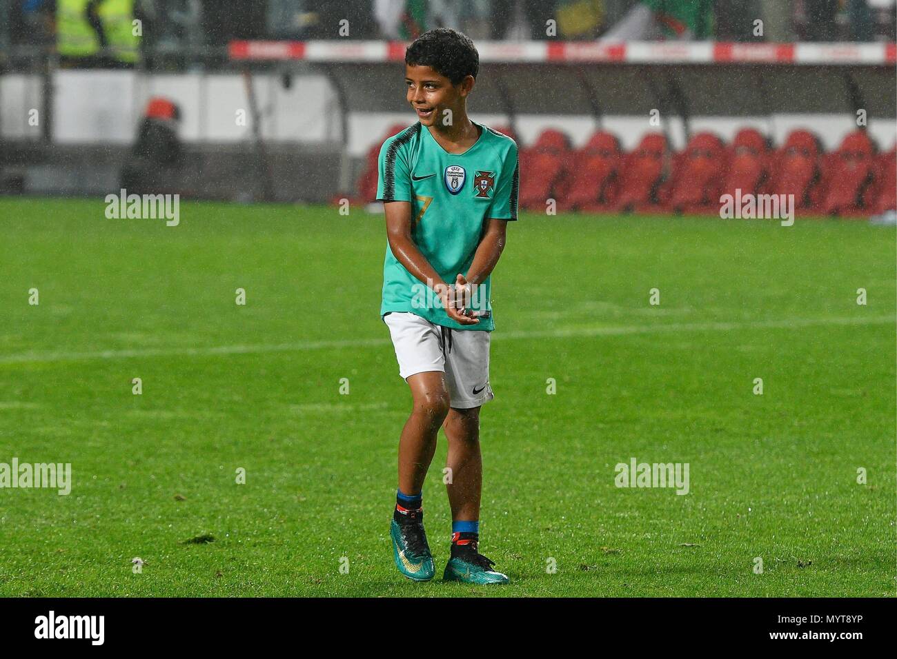 Cristiano Ronaldo And Cristiano Ronaldo Junior High Resolution Stock Photography And Images Alamy