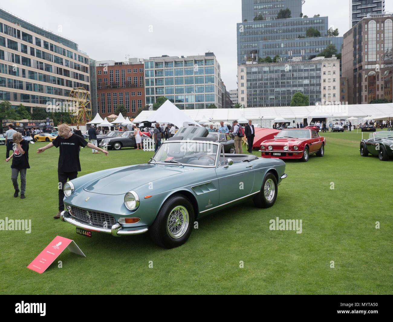 London Concours 2018 at the Honourable Artillery Company grounds City of London UK Stock Photo