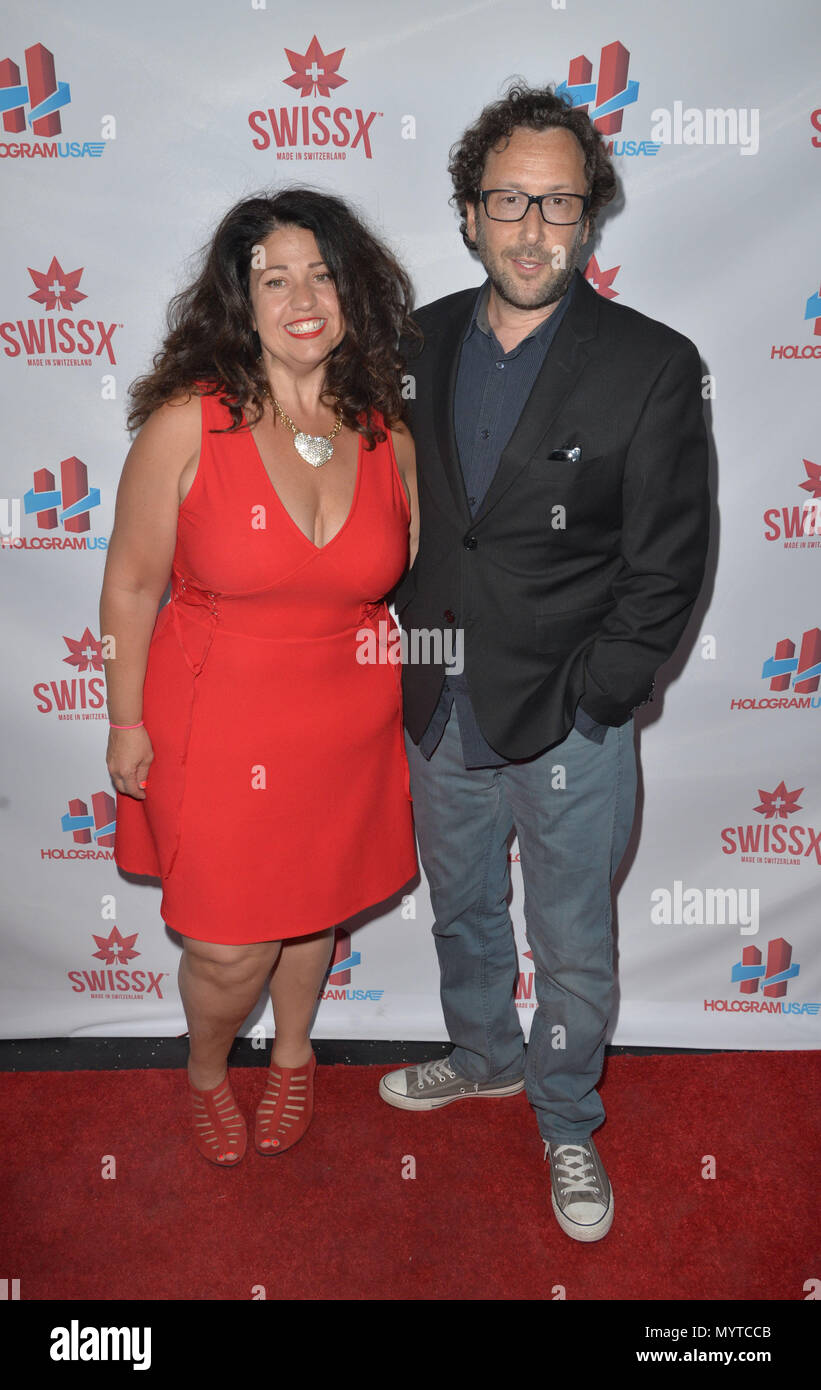 Hollywood, Ca. 07th June, 2018. Rachel Butera, David Nussbaum at the Jackie Wilson Story Premiere at the Hologram USA Theater in Hollywood, California on June 7, 2018. Credit: Koi Sojer/Snap'n U Photos/Media Punch/Alamy Live News Stock Photo