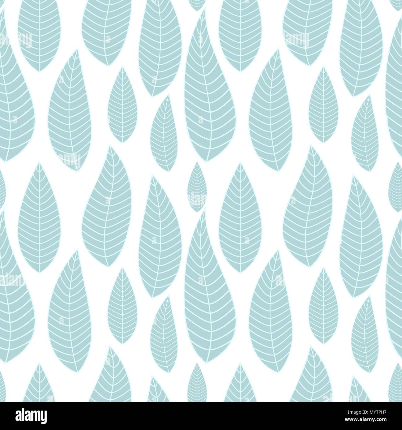 Abstract Natural Seamless Background with Leaves. Vector Illustration ...
