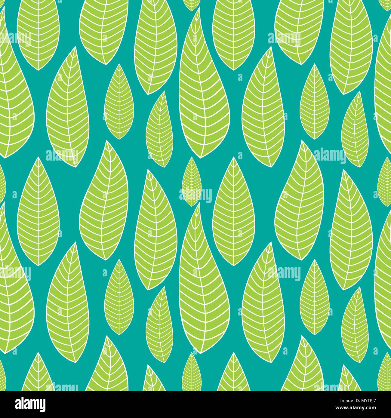 Abstract Natural Seamless Background with Leaves. Vector Illustration ...