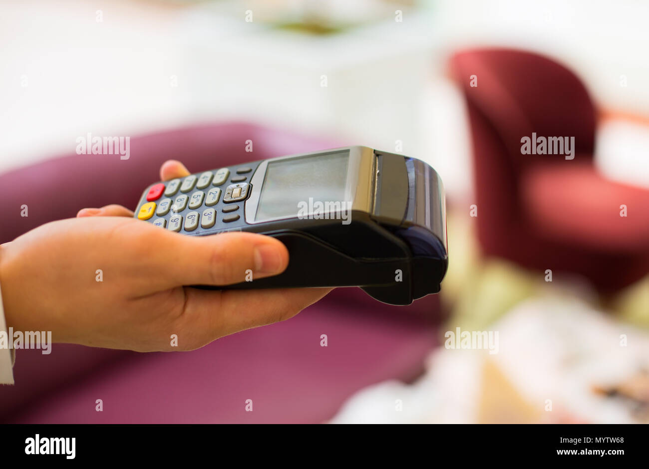 Credit card payment terminal Stock Photo - Alamy