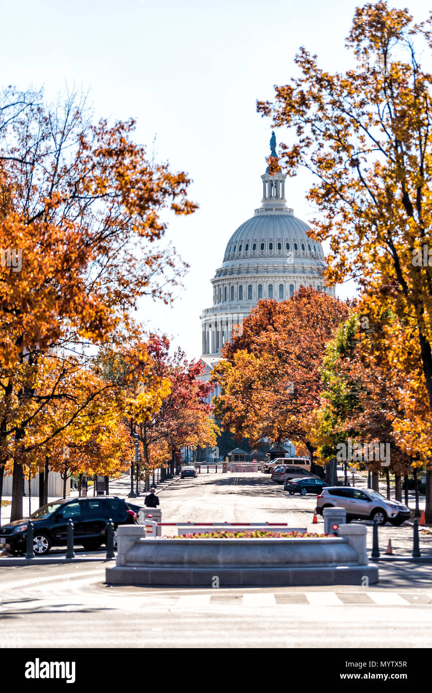Washington DC, USA November 23, 2017 United States Congress Capitol