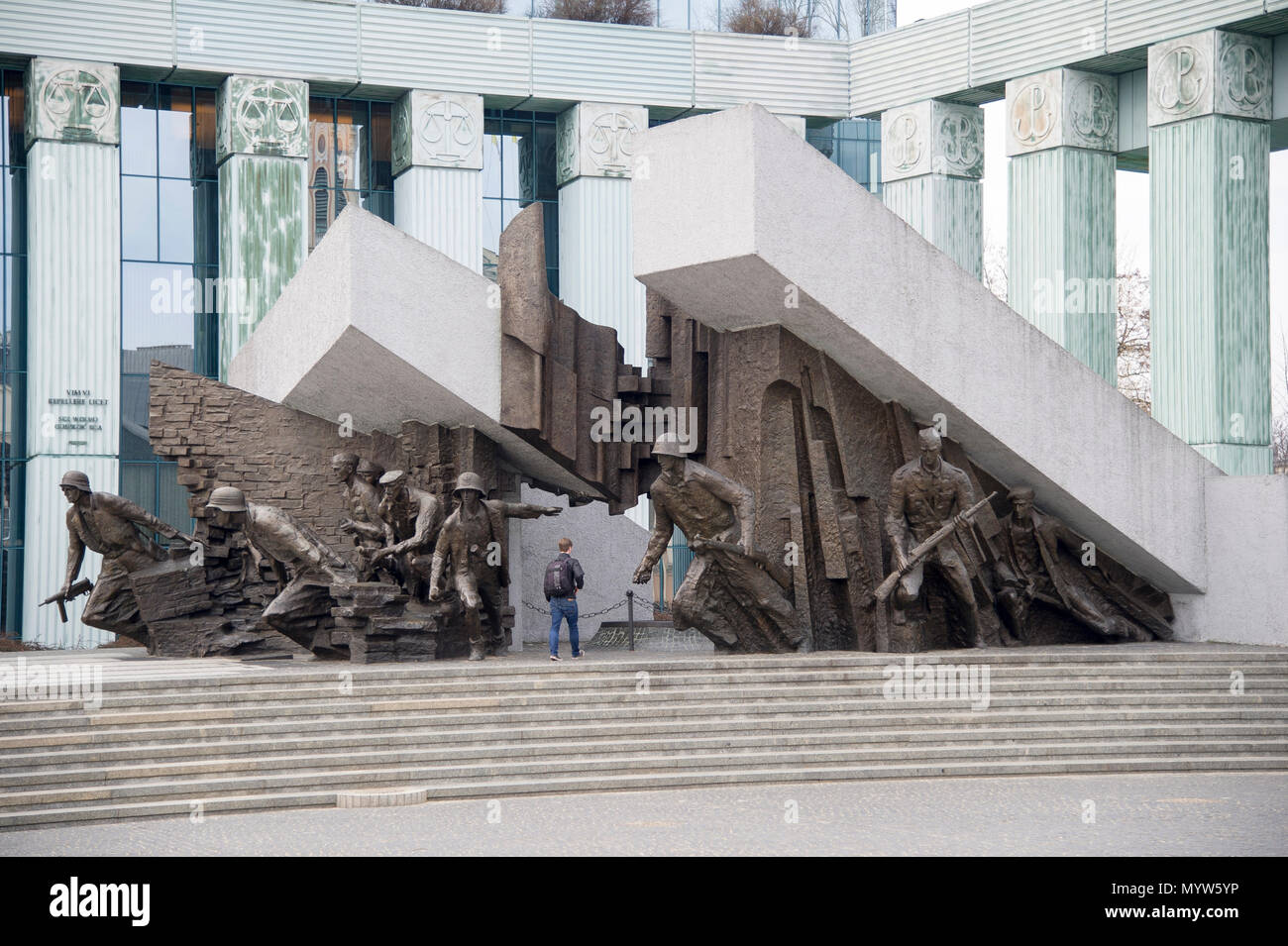 Warsaw Uprising Monument (Pomnik Powstania Warszawskiego) on Krasinski