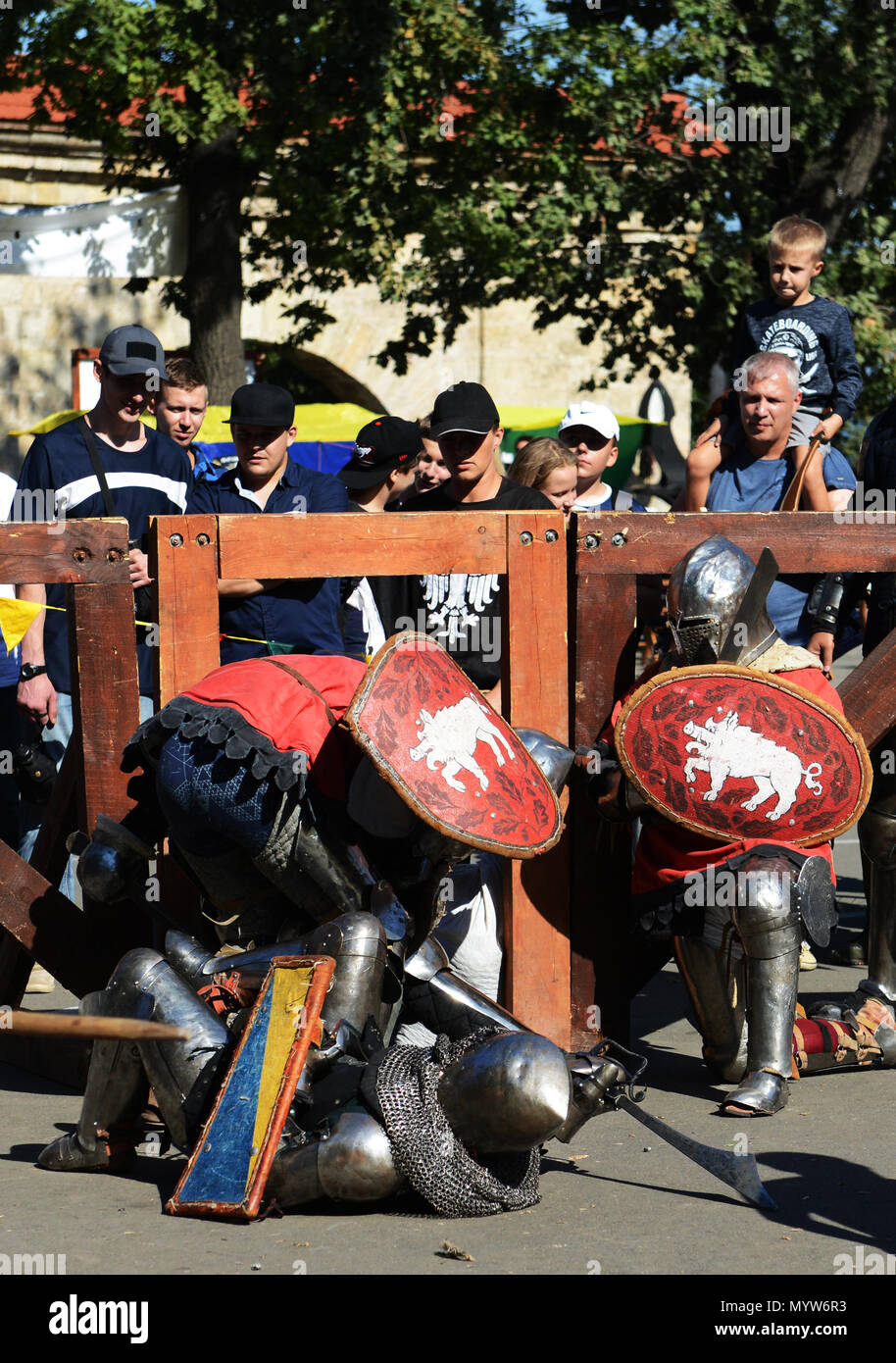 Ukraine knight medieval fighting hi-res stock photography and images ...