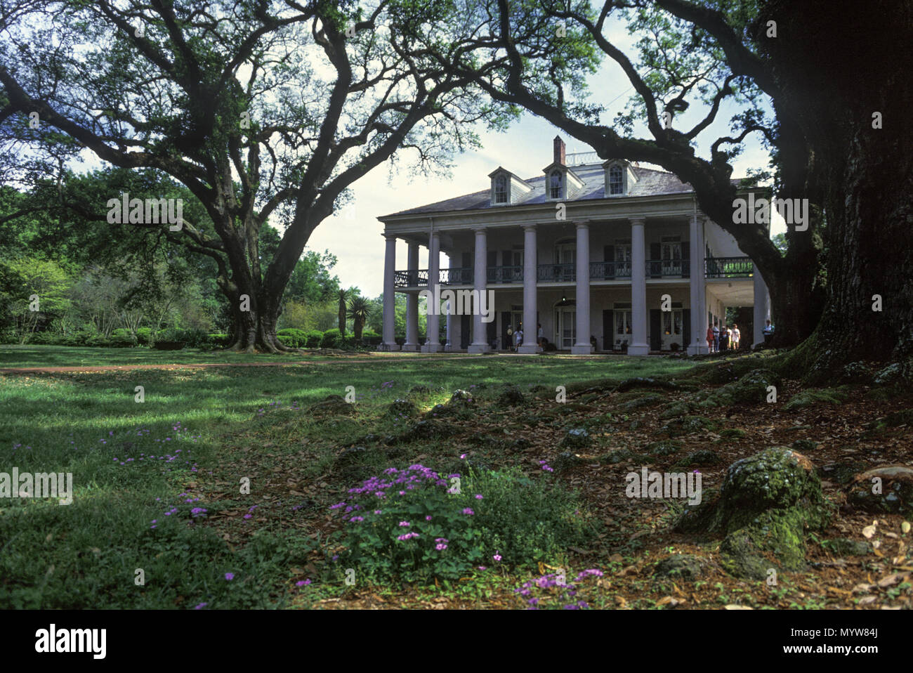 1992 HISTORICAL OAK ALLEY PLANTATION HOME VACHERIE LOUISIANA USA Stock