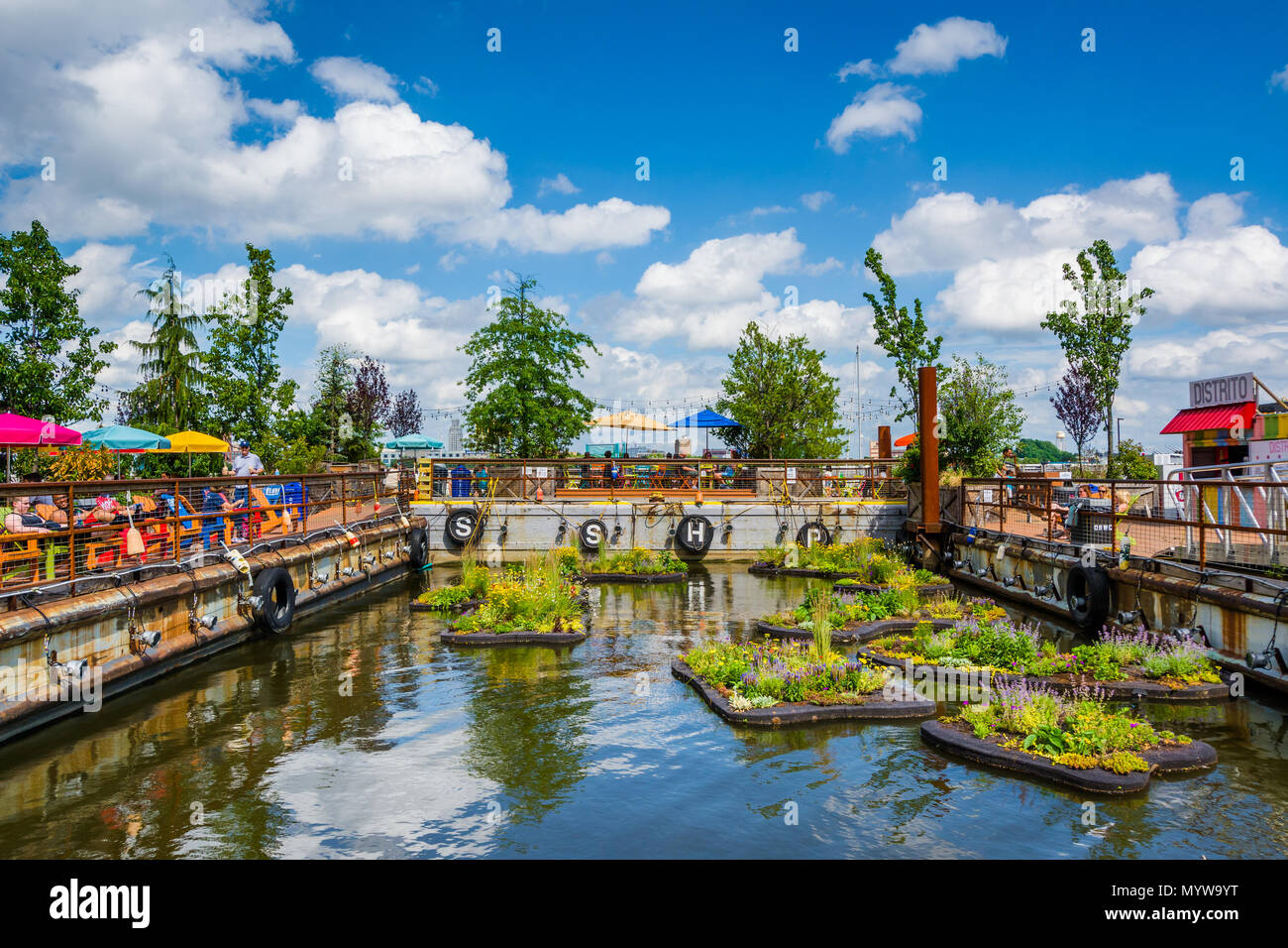 Spruce Street Harbor Park, in Penns Landing, Philadelphia, Pennsylvania