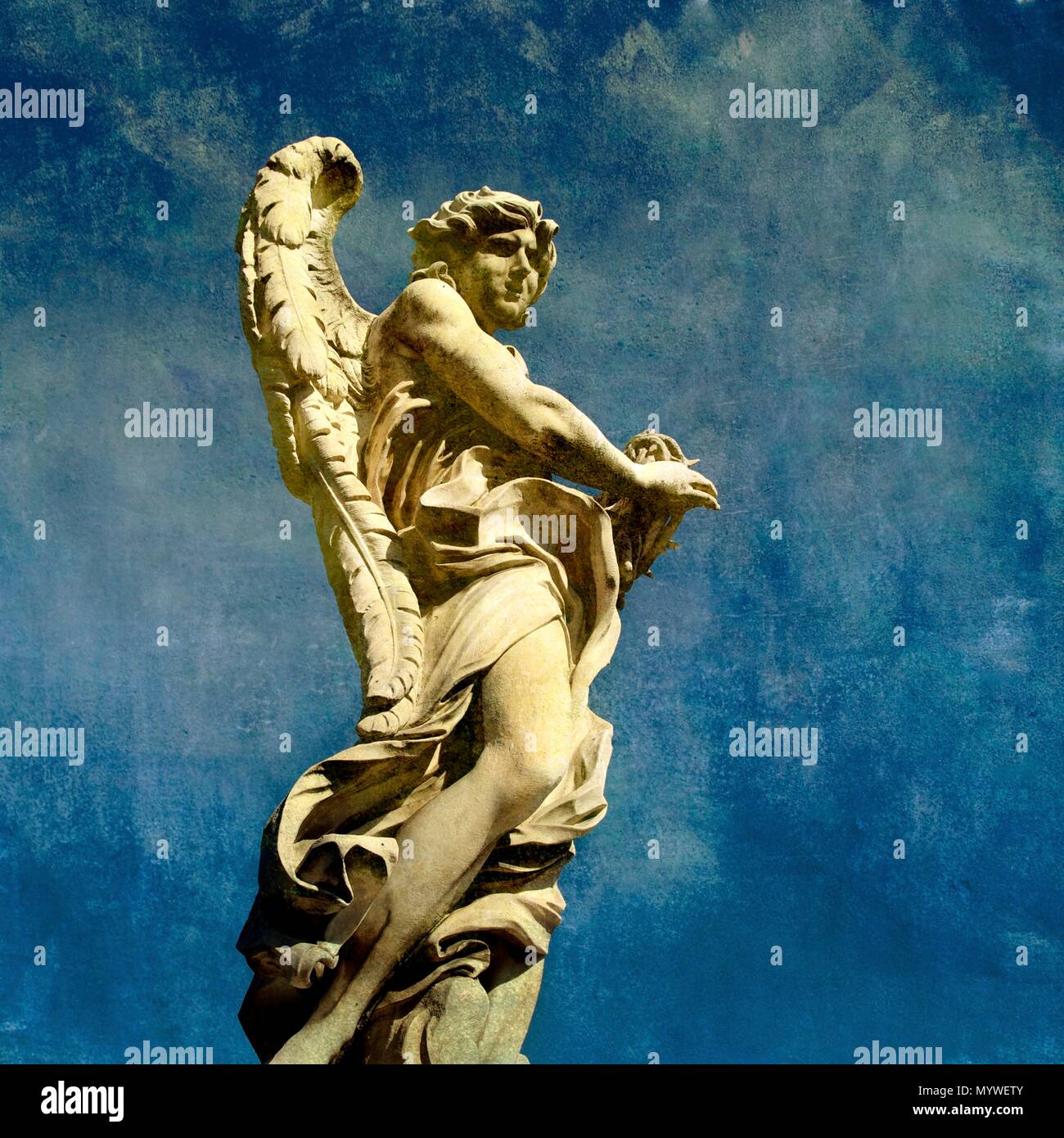 Bernini's Angels, Roma, Italy Stock Photo