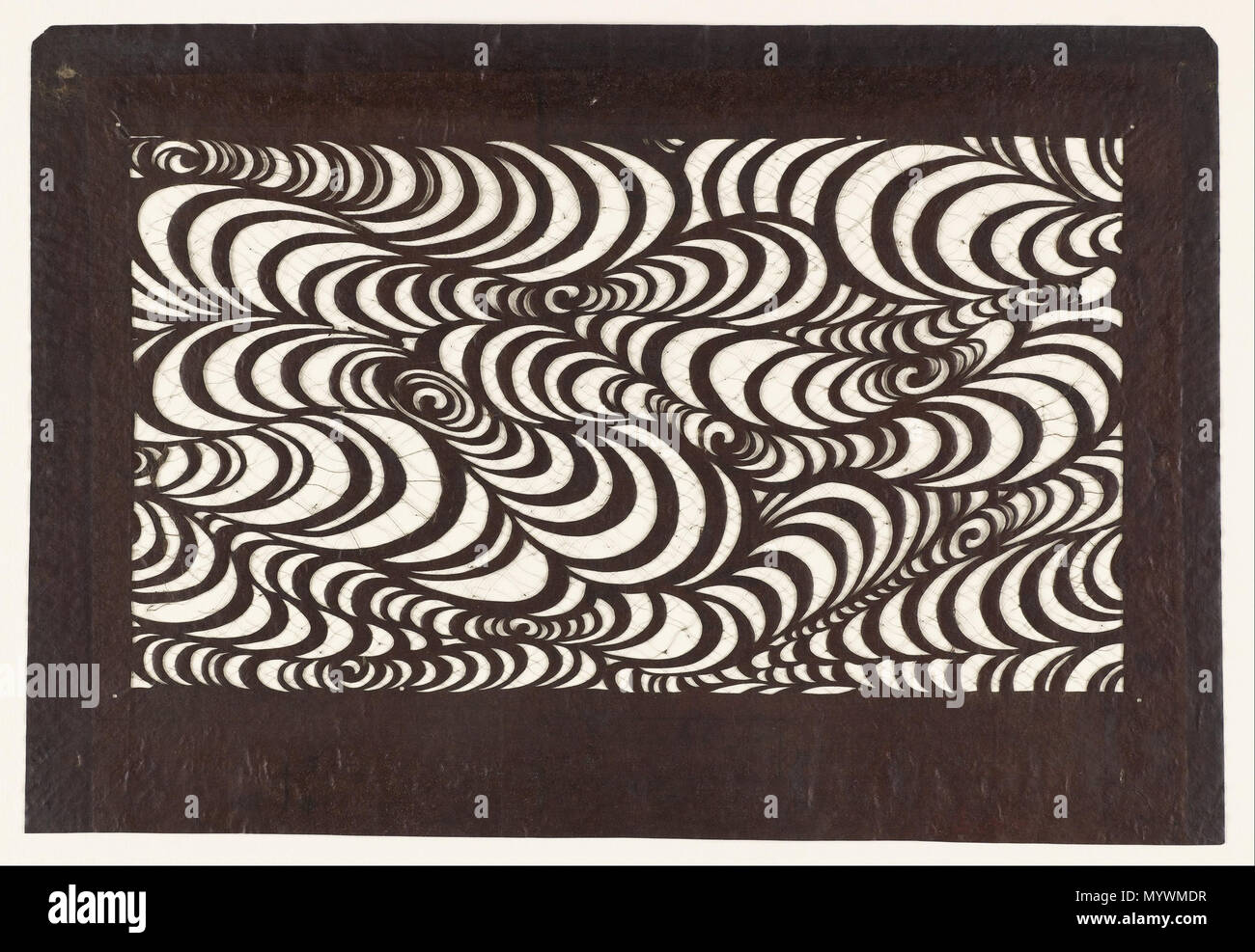 Kata Patterns . Kata-gami: Water pattern . late 19th century 3 Kata-gami- Water ...