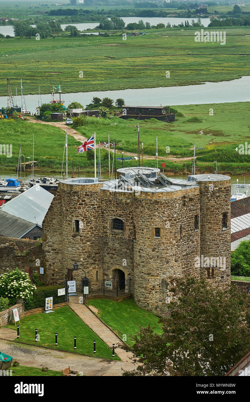Ypres Tower, Rye Castle, East Sussex Stock Photo