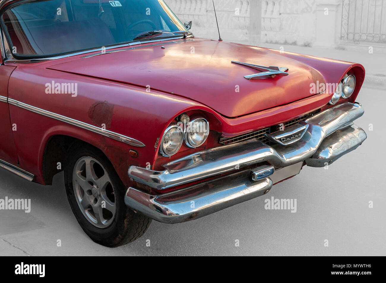 Classic American car in Havana Cuba Stock Photo