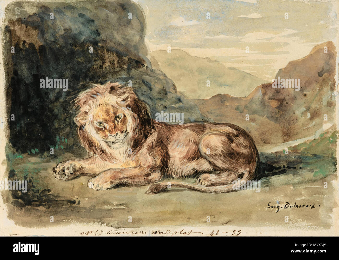 Eugene delacroix landscape hires stock photography and images Alamy