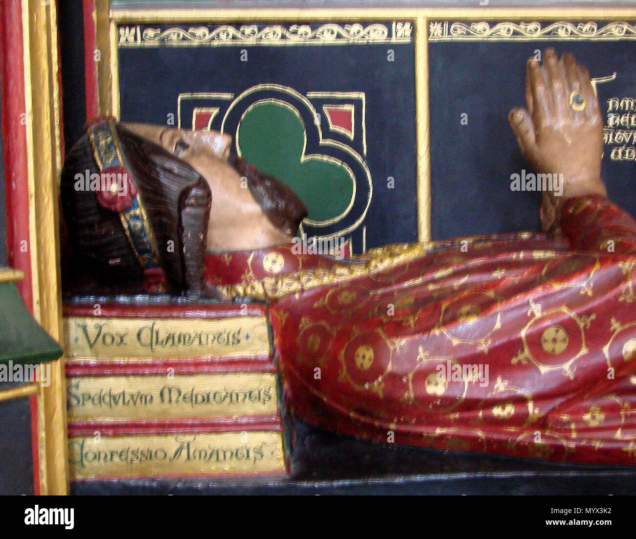 . English Detail from tomb of John Gower in Southwark Cathedral