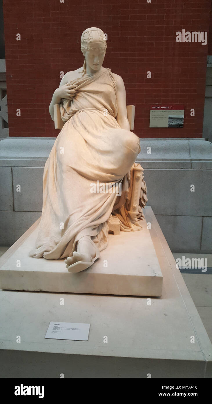 English Statue Of Sappho In The Metropolitan Museum Of Art - 