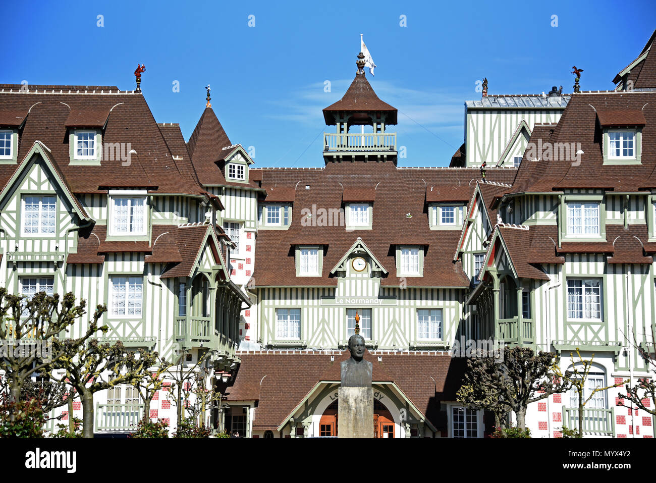 The Normandy, Hotel Barriere, Deauville, Normandy, France Stock Photo -  Alamy