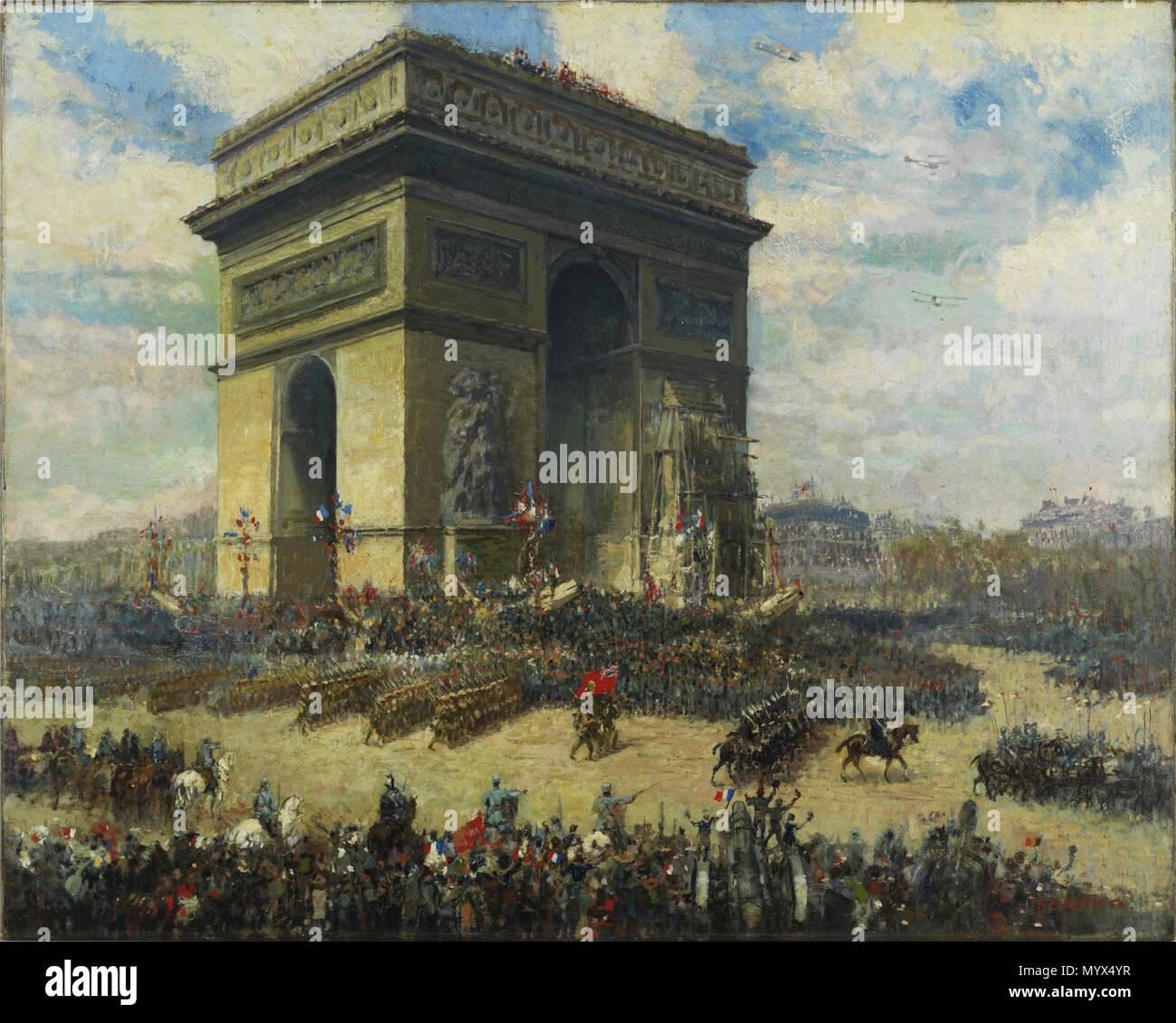 Victory parade in paris hi-res stock photography and images - Alamy