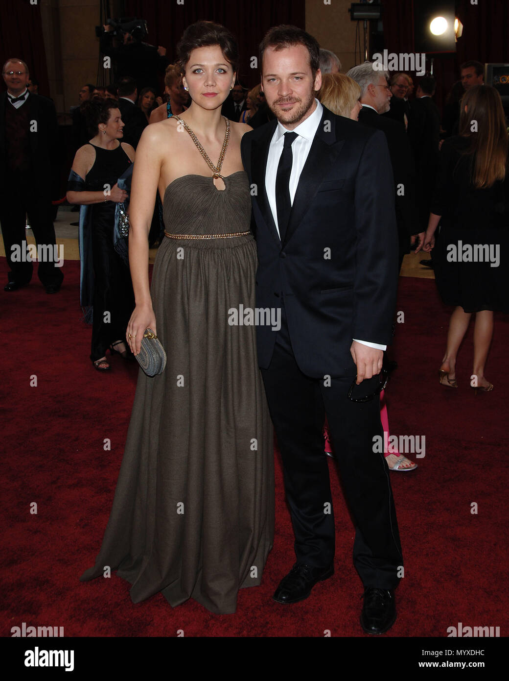 Maggie Gyllenhaal & Peter Sarsgaard arriving at the 78th Annual Academy Awards at the Kodak Theatre in Hollywood March 5th, 2006. GyllenhaalMaggie SarsgaardPeter148  Event in Hollywood Life - California, Red Carpet Event, USA, Film Industry, Celebrities, Photography, Bestof, Arts Culture and Entertainment, Celebrities fashion, Best of, Hollywood Life, Event in Hollywood Life - California, Red Carpet and backstage, Music celebrities, Topix, Couple, family ( husband and wife ) and kids- Children, brothers and sisters inquiry tsuni@Gamma-USA.com, Credit Tsuni / USA, 2006 to 2009 Stock Photo