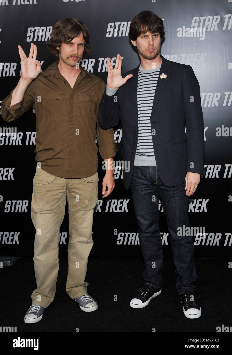 Dan and Jon Heder - Star Trek Los Angeles Premiere at the Chinese Theatre In Los Angeles.HederDan_Jon_77  Event in Hollywood Life - California, Red Carpet Event, USA, Film Industry, Celebrities, Photography, Bestof, Arts Culture and Entertainment, Celebrities fashion, Best of, Hollywood Life, Event in Hollywood Life - California, Red Carpet and backstage, Music celebrities, Topix, Couple, family ( husband and wife ) and kids- Children, brothers and sisters inquiry tsuni@Gamma-USA.com, Credit Tsuni / USA, 2006 to 2009 Stock Photo