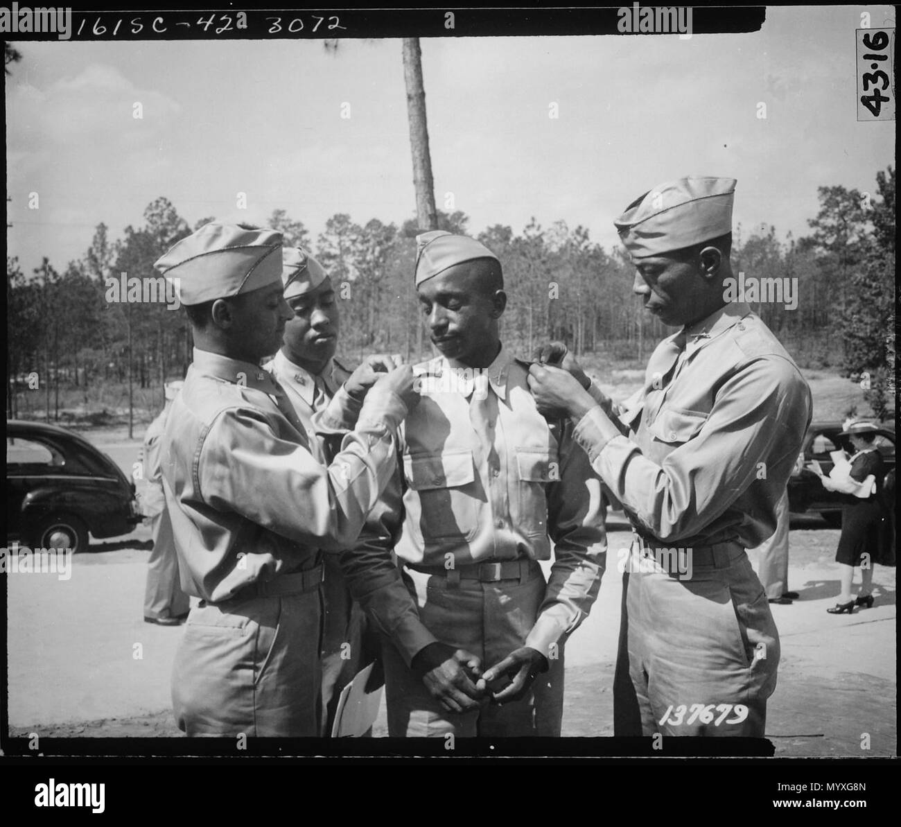 Just after stepping out of Ft. Benning (GA) Theater No. 4 at the