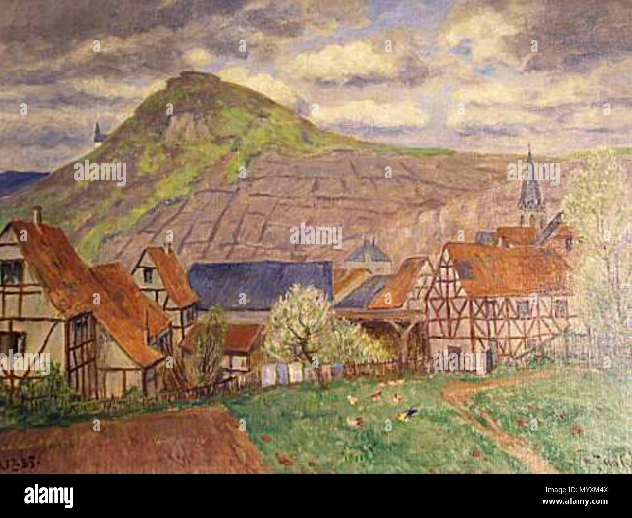 Deutsch Heimersheim Ol Auf Leinwand 60 X 80 Cm 1935 38 Fritz Von Wille 0354 Stock Photo Alamy
