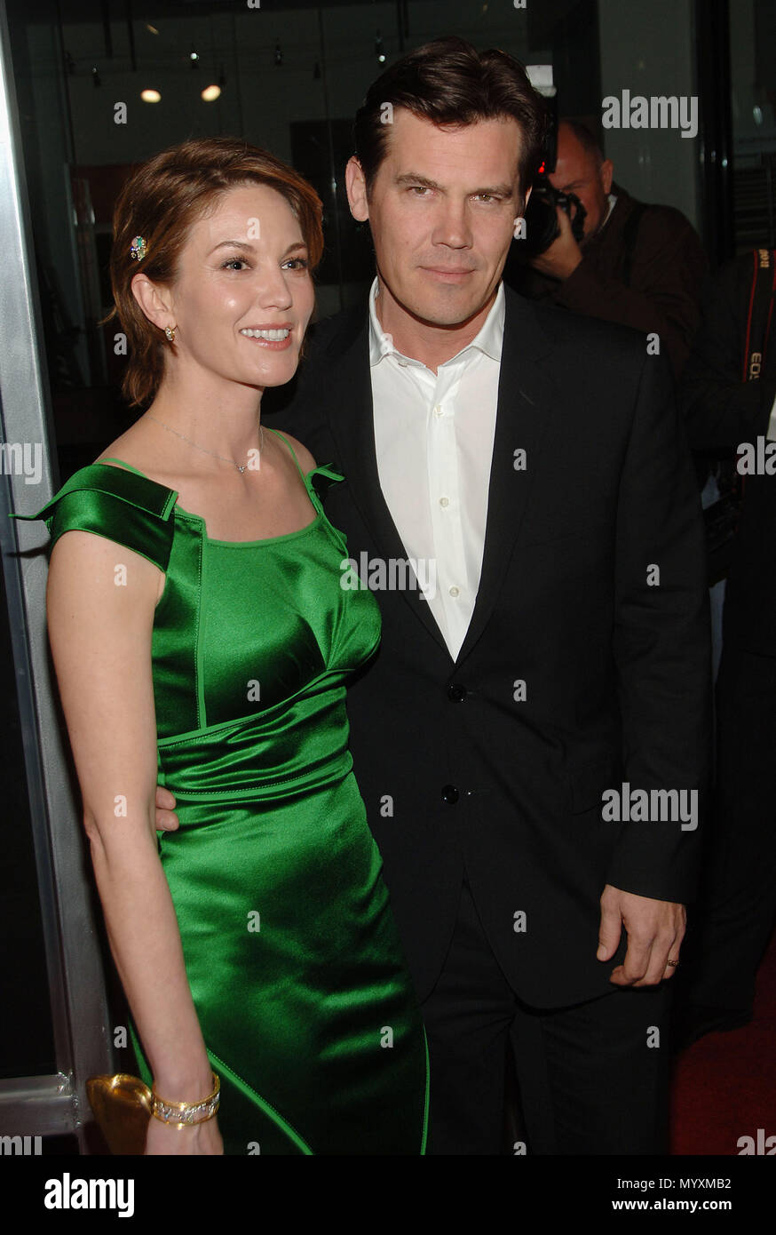 Diane LANE  and husband Josh Brolin arriving at the UNTRACEABLE Premiere at the Silver Screen Theatre In Los Angeles.  Three quarters eye contact LaneDiane BrolinJosh 42  Event in Hollywood Life - California, Red Carpet Event, USA, Film Industry, Celebrities, Photography, Bestof, Arts Culture and Entertainment, Celebrities fashion, Best of, Hollywood Life, Event in Hollywood Life - California, Red Carpet and backstage, Music celebrities, Topix, Couple, family ( husband and wife ) and kids- Children, brothers and sisters inquiry tsuni@Gamma-USA.com, Credit Tsuni / USA, 2006 to 2009 Stock Photo
