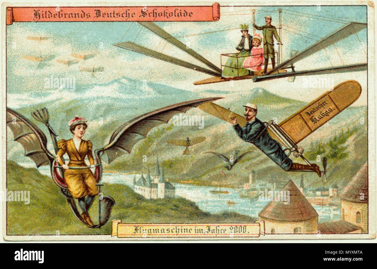 English: Germany In 2000 Year (XXI Century. Flugmashines. Germany.