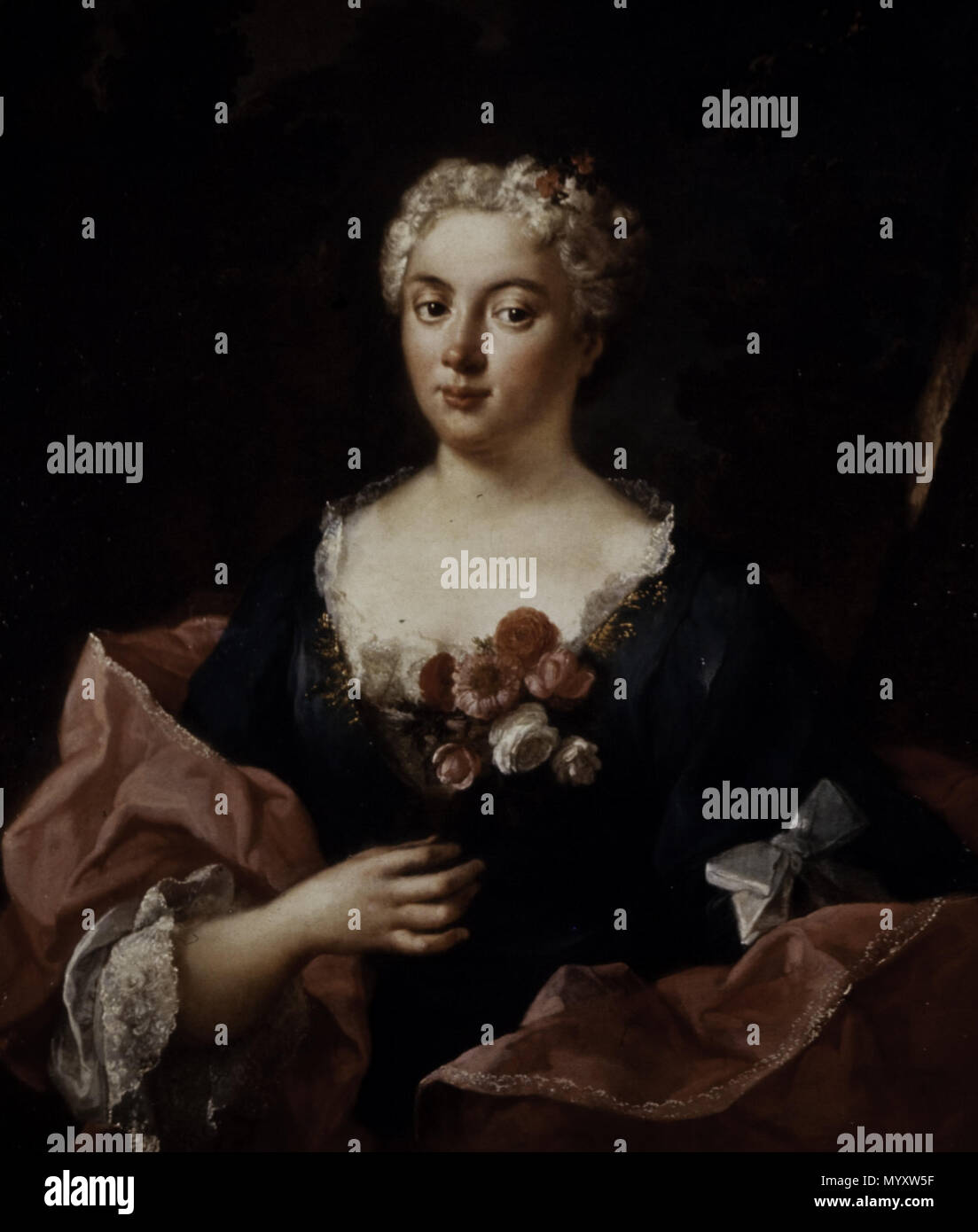 .  English: Portrait of Faustina Bordoni . between 1738 and 1740 24 Count Ludovico Mazzanti - Portrait of Faustina Bordoni - 64.72 - Minneapolis Institute of Arts Stock Photo