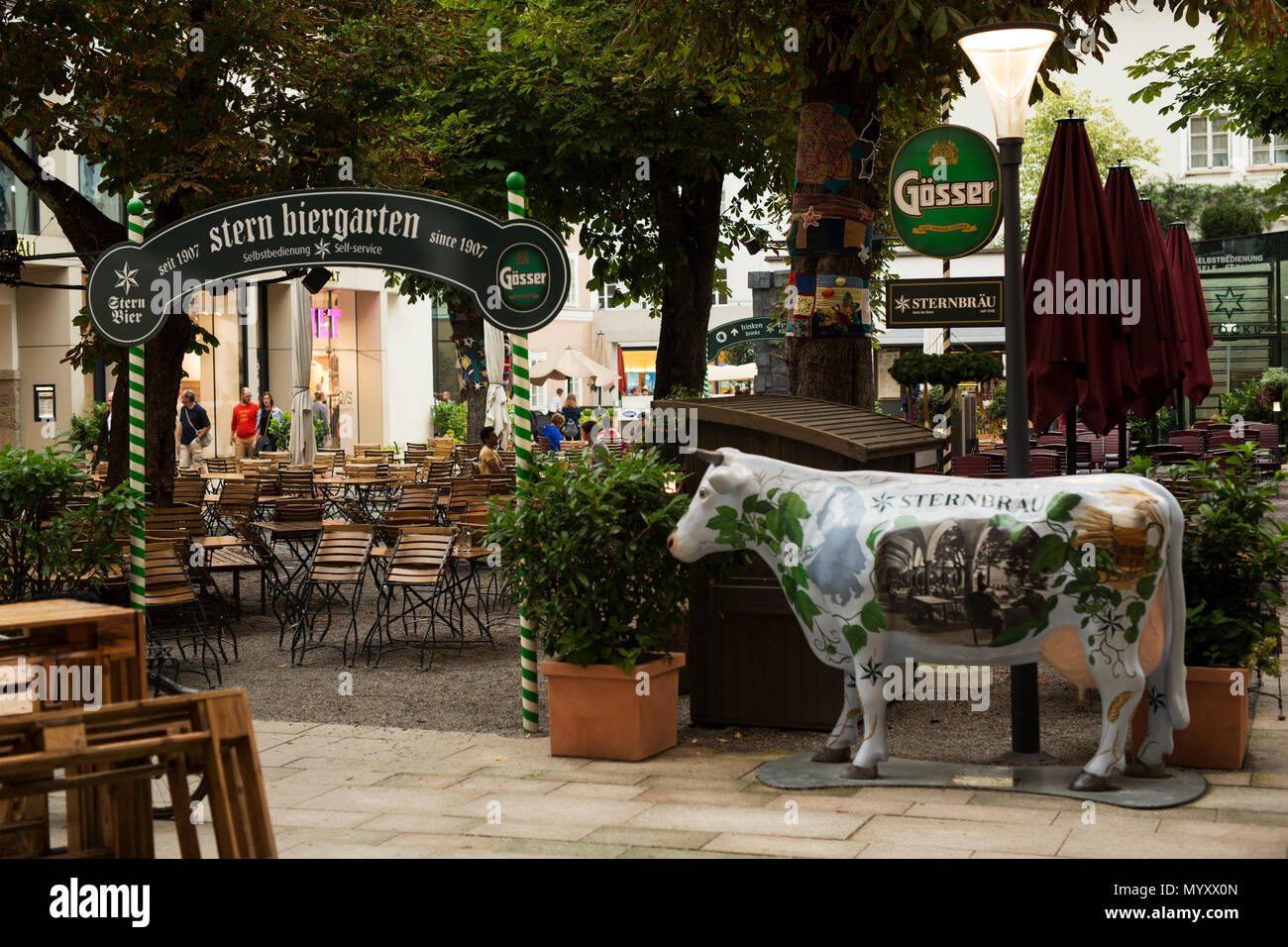 Austrian beer garden hires stock photography and images Alamy