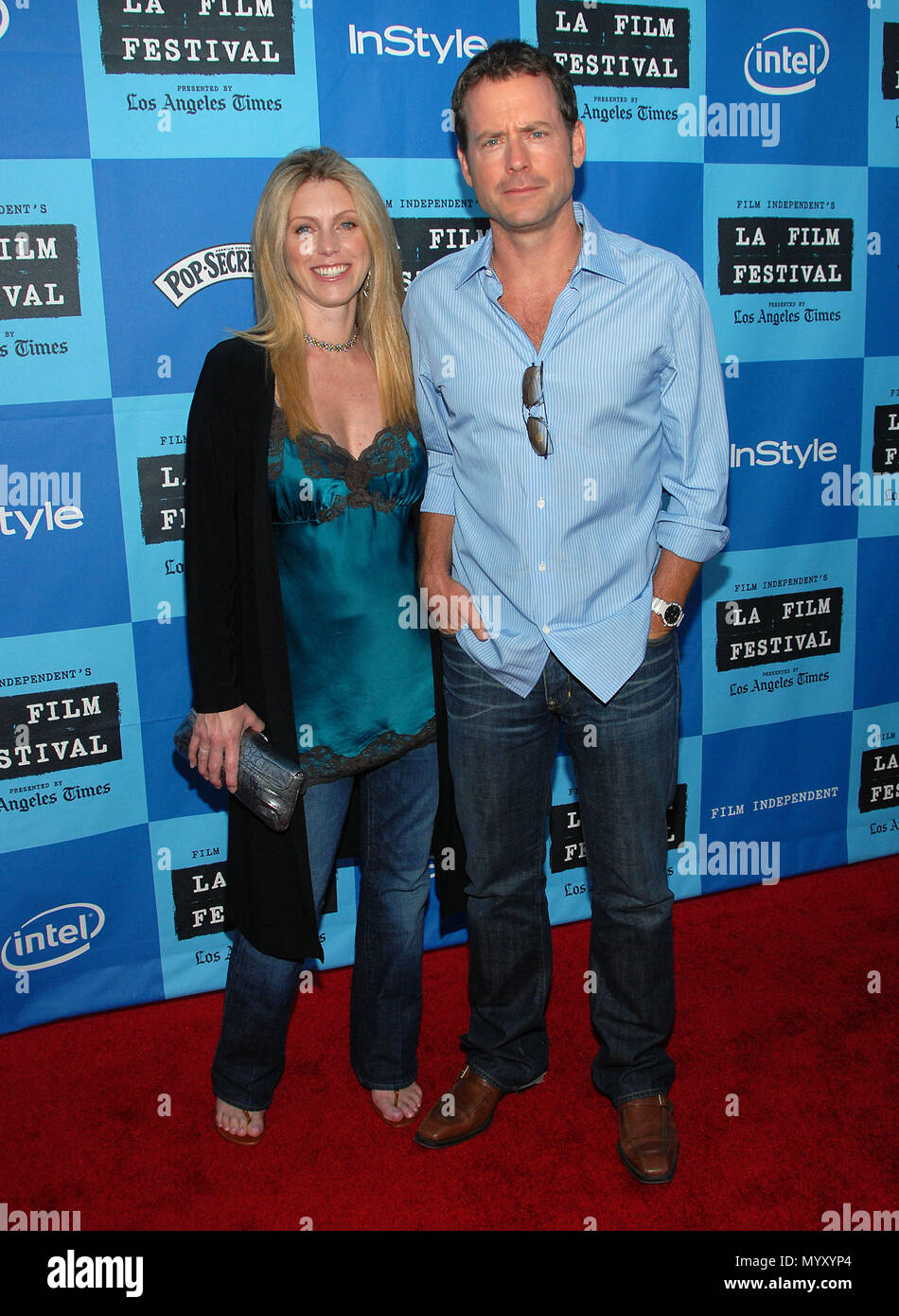 Greg Kinear and wife Helen Labdon arriving at the LITTLE MISS SUNSHINE ...