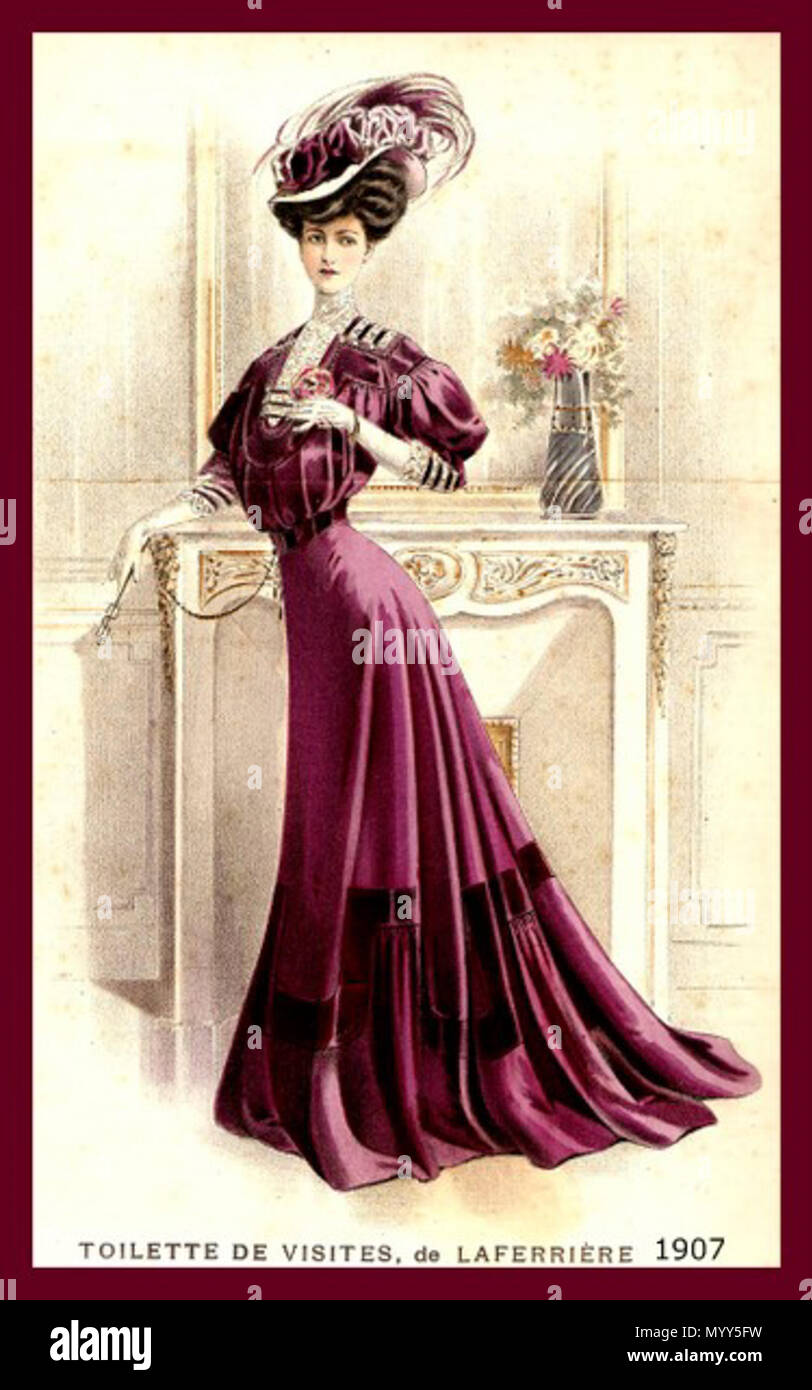 洋書 LA MODE ILLUSTREE ROMANS 1906 La mode illustree hi-res stock photography and images - Alamy