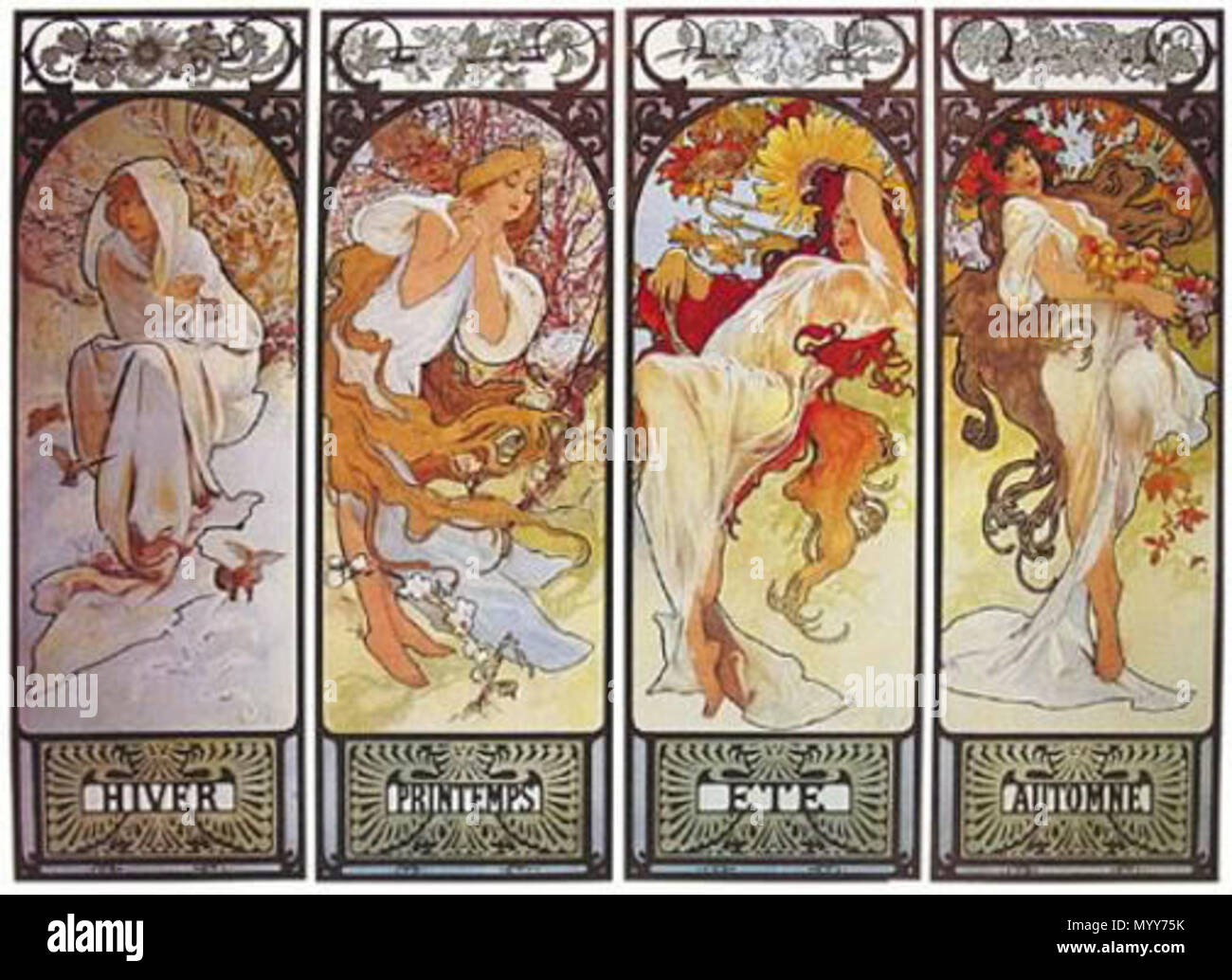 English Alphonse Mucha The Seasons Fran ais Alphonse Mucha Les english-alphonse-mucha-the-seasons-fran-ais-alphonse-mucha-les