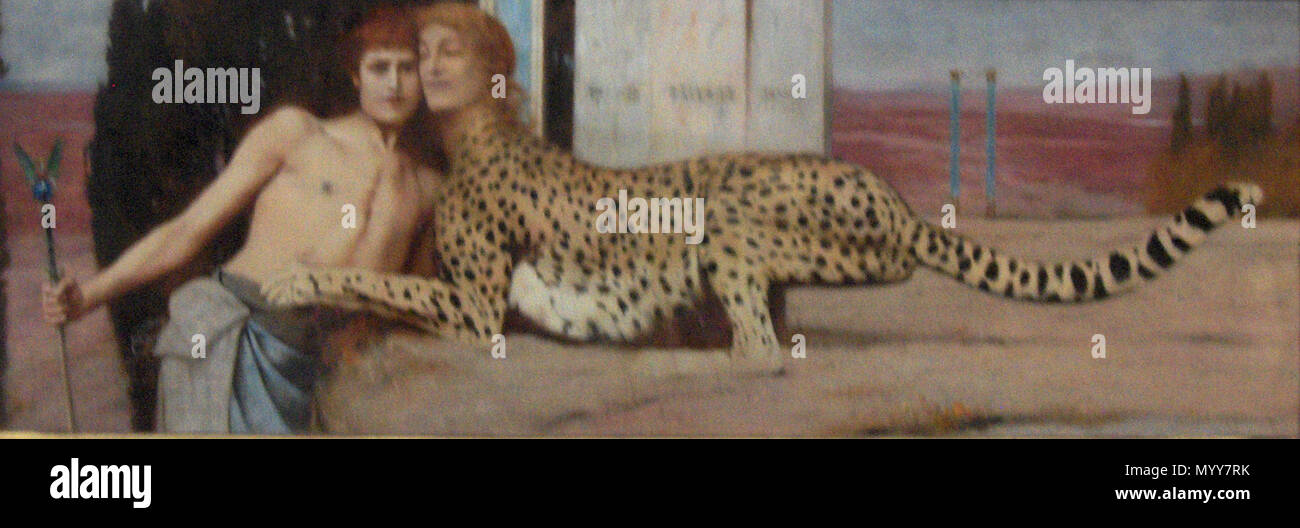 Caresses 1896 by Fernand Khnopff Stock Photo - Alamy