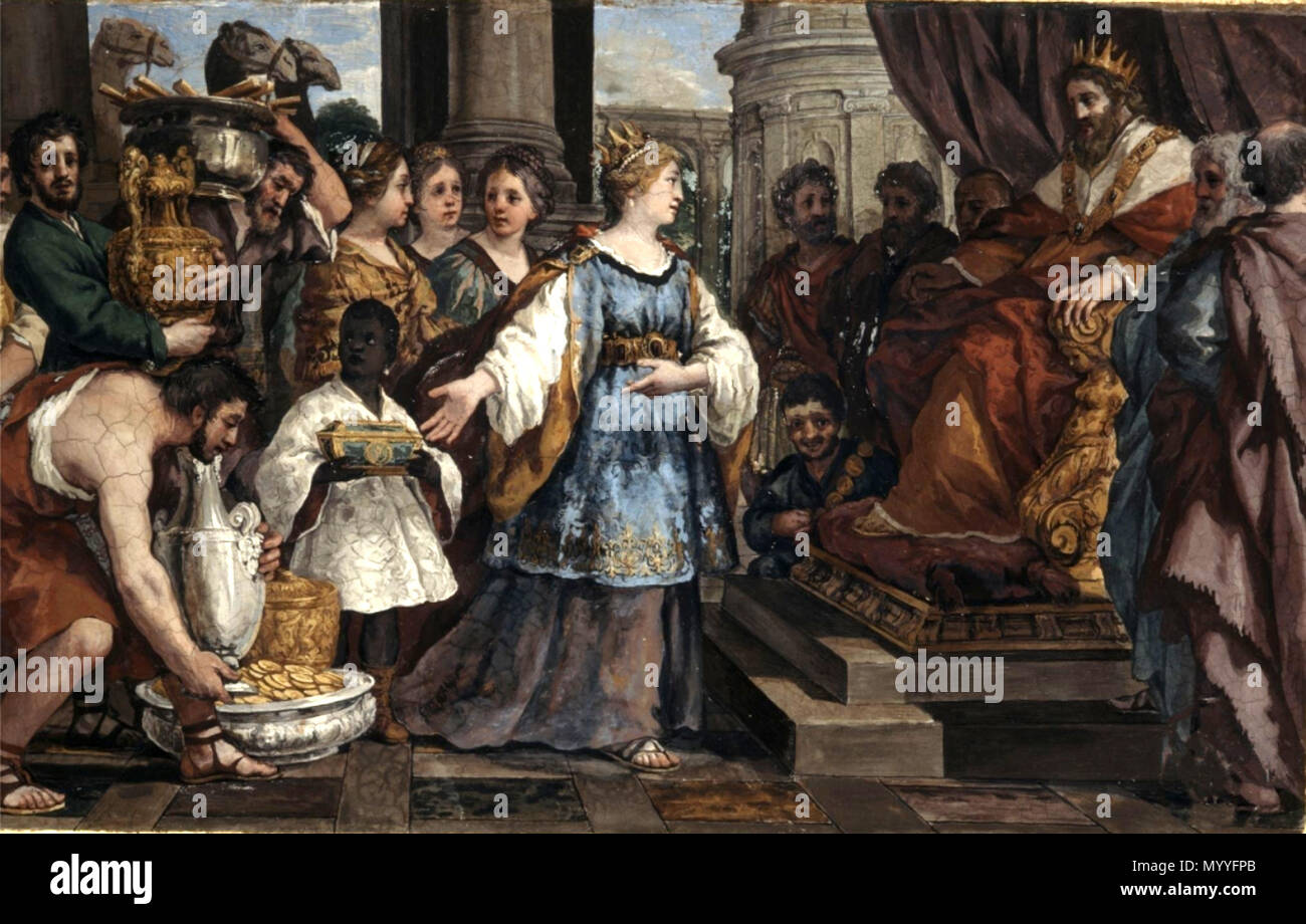 Italiano: Salomone e la Regina di Saba 90 Salomone e la Regina di Saba -  Berrettini Stock Photo - Alamy