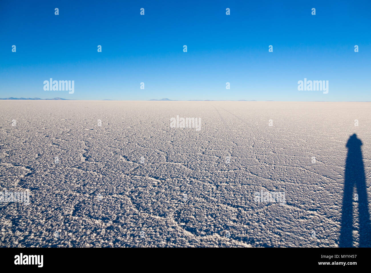 Salar de Uyuni, Bolivia. Largest salt flat in the world. Bolivian