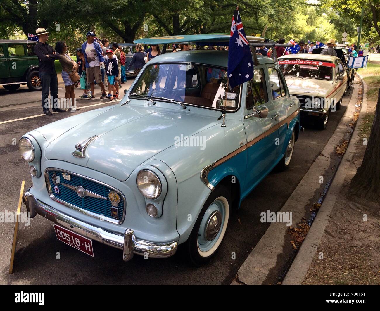 RACV Australia Day Federation Vehicle display, Kings Domain Gardens, St ...