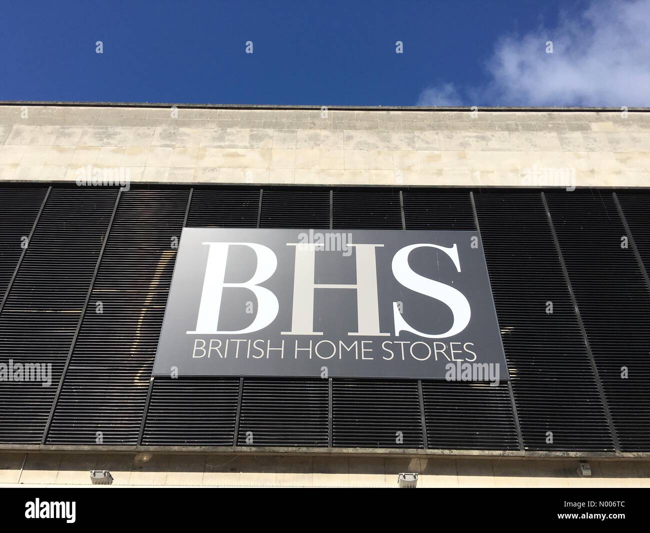 Lord St, Liverpool, Merseyside, UK. 25th Apr, 2016. British Home Stores goes into administration Credit:  McCoy Wynne/StockimoNews/Alamy Live News Stock Photo
