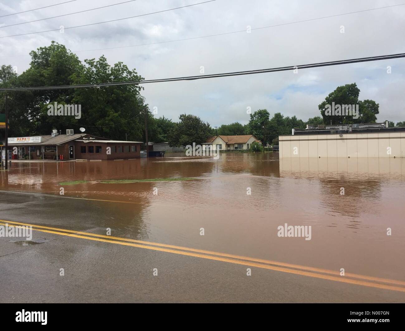 OK19, Maysville, Oklahoma, USA. 12th June, 2016. Most all the roads in