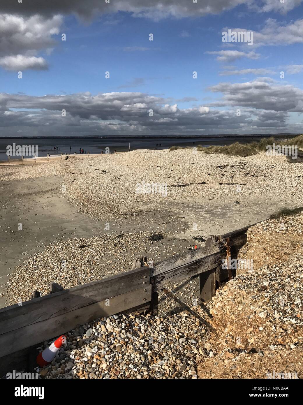 West Wittering, Chichester, UK. 24th Feb, 2017. UK Weather Storm