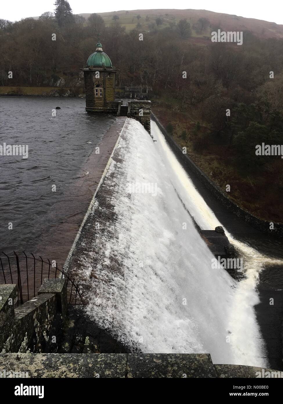UK Weather Elan Valley Mid Wales The dams of the Elan Valley