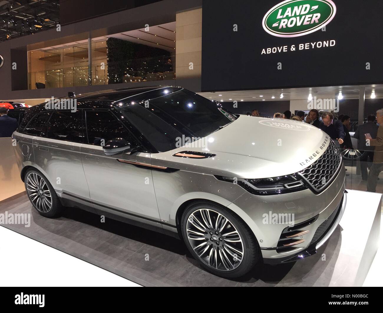 Geneva, Switzerland. 7th Mar, 2017. New Land Rover Velar SUV on