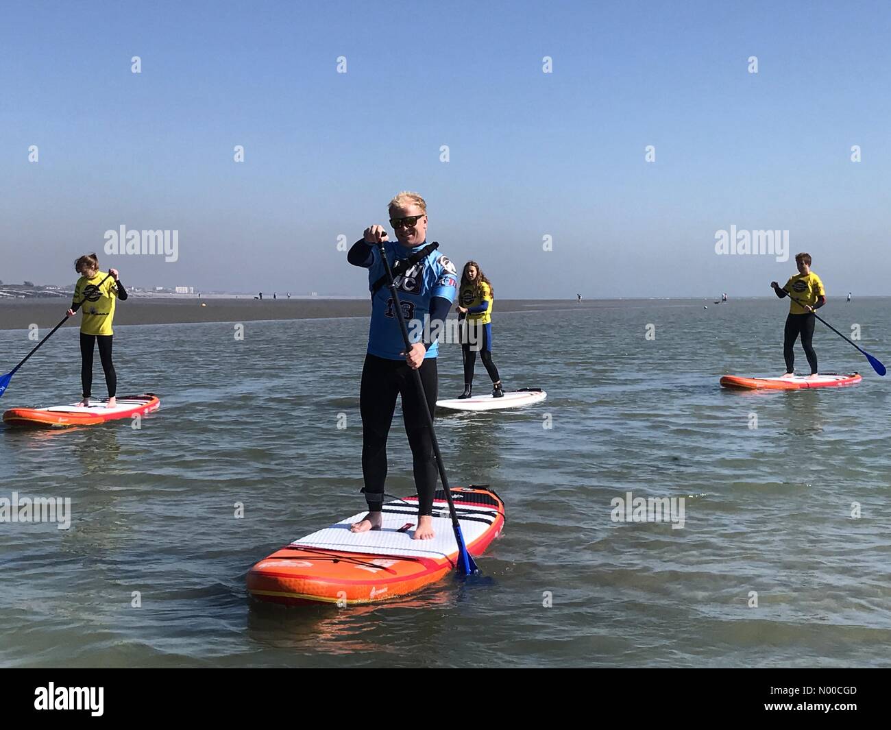 W Strand, West Wittering, Chichester, UK. 08th Apr, 2017. UK Weather